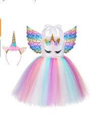 Photo 1 of children's unicorn halloween costume 4t