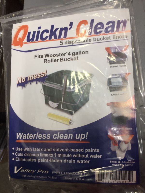 Photo 2 of  Quick N’ Clean 4-Gal 5Pk Of Liners 2 PACK