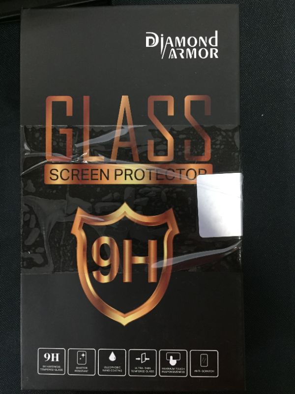 Photo 1 of Diamond Armor 3-Pack iPhone 11 and iPhone XR 6.1-inch Tempered Glass Screen Protector, Alignment Frame Installation 9H Hardness HD Clear 2 CT