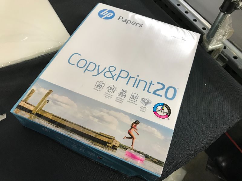 Photo 3 of HP Printer Paper, Copy & Print 20lb, 8.5x11, 1 Ream, 500 Sheets