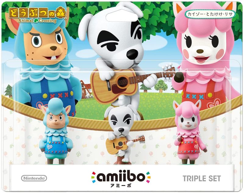 Photo 1 of amiibo triple set Kaizo / Totakeke / Lisa Compatible with Animal Crossing series nintendo_wii_u,nintendo_3ds
