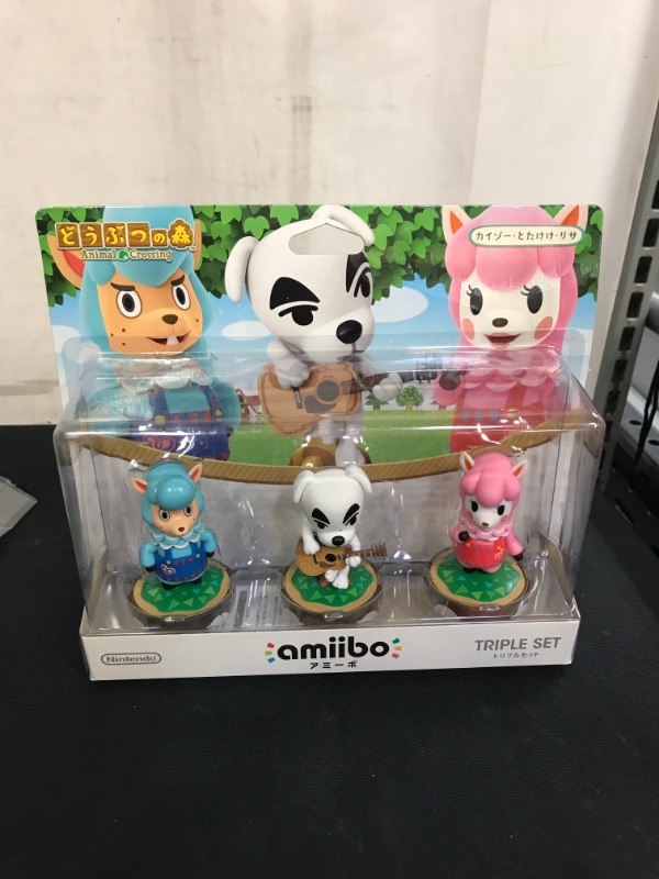 Photo 1 of amiibo triple set Kaizo / Totakeke / Lisa Compatible with Animal Crossing series nintendo_wii_u,nintendo_3ds
