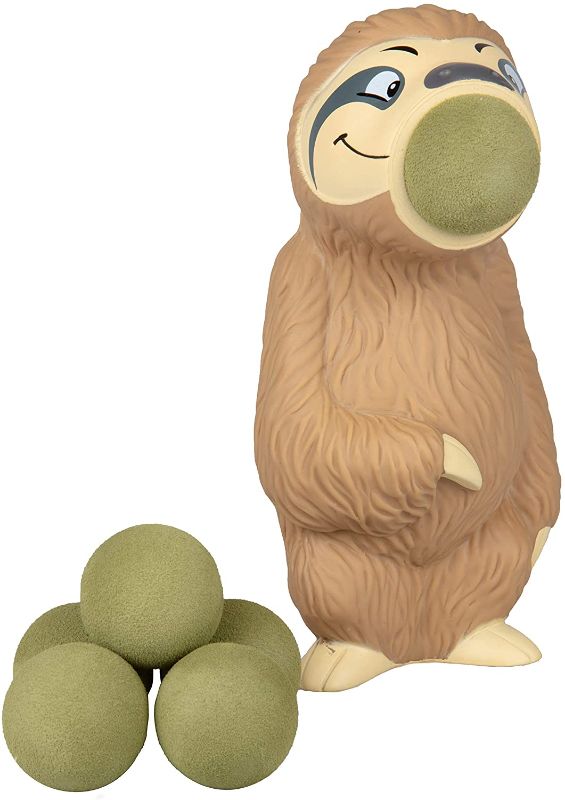 Photo 1 of Hog Wild Sloth Popper Toy - Shoot Foam Balls Up to 20 Feet - 6 Balls Included - Age 4+
