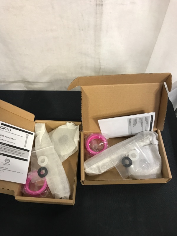 Photo 1 of OFFO Shower Arm with Flange 6 Inches Ceiling Mount Replacement Rain Shower Head Straight Arm Ceiling-Mounted For Fixed Shower Head & High Pressure Rain Brushed
2 COUNT