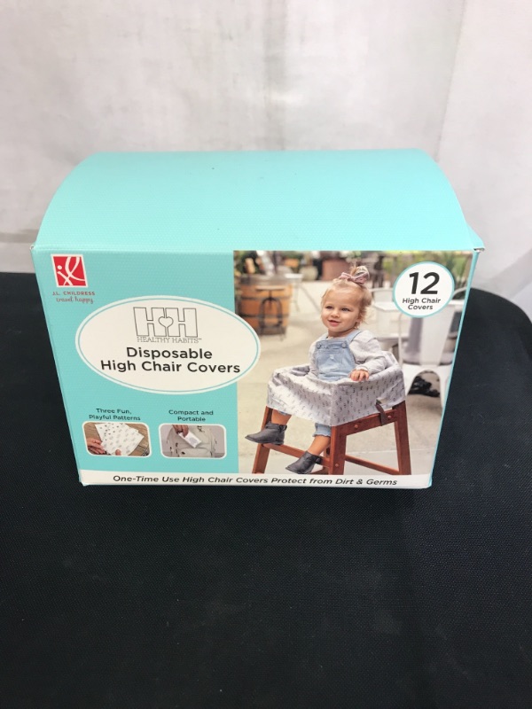 Photo 2 of J.L. Childress Healthy Habits Disposable High Chair Cover 12 Pack

