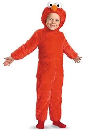 Photo 1 of Sesame Street Disguise Toddler Furry Elmo Costume 3T/4T , Red
 SIZE M 