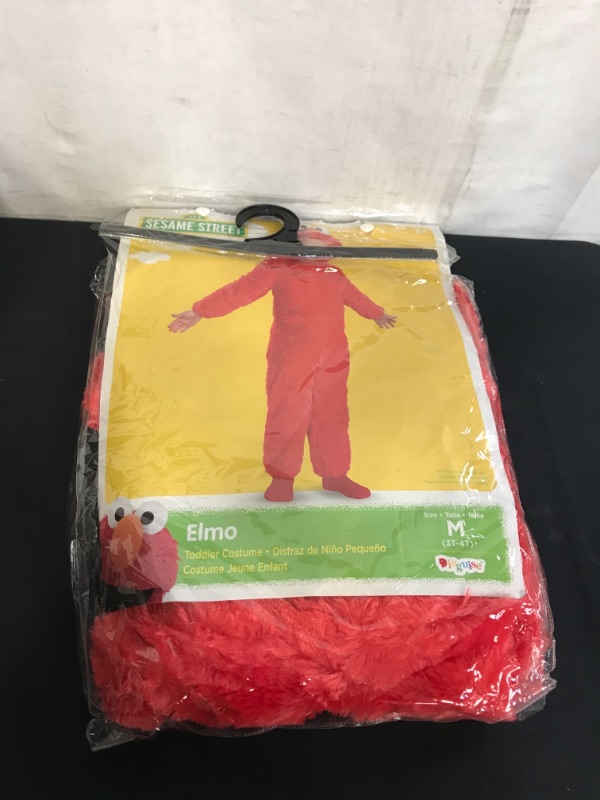 Photo 2 of Sesame Street Disguise Toddler Furry Elmo Costume 3T/4T , Red
 SIZE M 