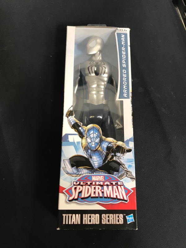 Photo 2 of Marvel Ultimate Spider-Man Titan Hero Series Armored Spider-Man Figure - 12 Inch
