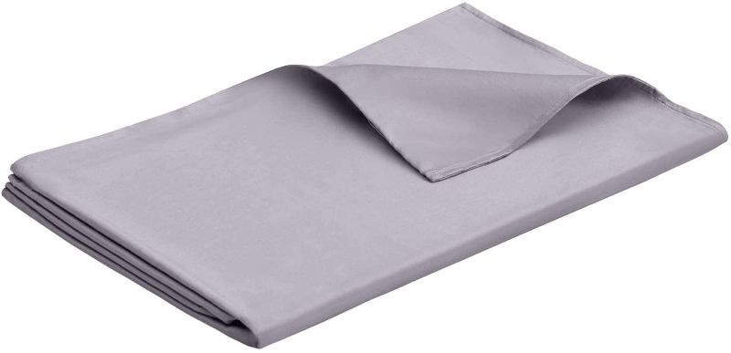 Photo 1 of 5 STARS UNITED Weighted Blanket Cover – 41”x60”, Grey, Bamboo Dual-Sided - Removable Duvet Cover Only
