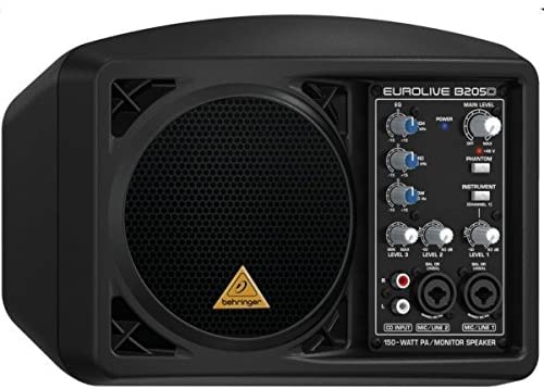 Photo 1 of Behringer EUROLIVE B205D Ultra-Compact 150 Watt PA/Monitor Speaker System
