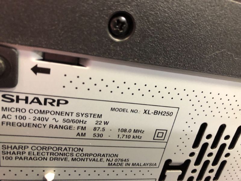 Photo 1 of Sharp - 5-Disc Micro System - Black
