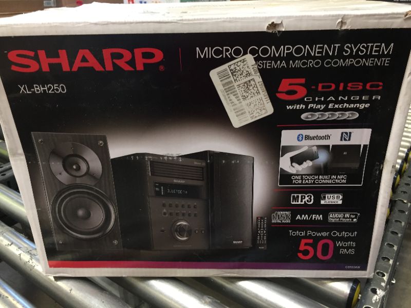 Photo 7 of Sharp - 5-Disc Micro System - Black