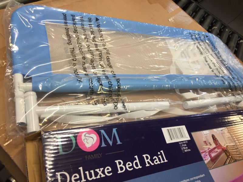 Photo 1 of Dream On Me Mesh Security Bed Rails, Double Pack BLUE
