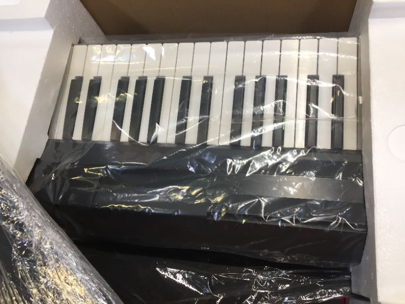 Photo 4 of Donner DEP-10 Beginner Digital Piano 88 Key Full Size Semi Weighted Keyboard, Portable Electric Piano With Furniture Stand/Triple Pedals/Power Supply