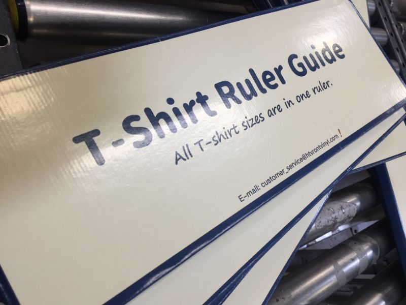 Photo 2 of HTRVRONT T SHIRT RULER GUIDEFOR VINYL ALIGHNMENT