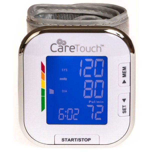 Photo 1 of Care Touch Digital Wrist Blood Pressure Monitor with Batteries and Carrying Case Included
