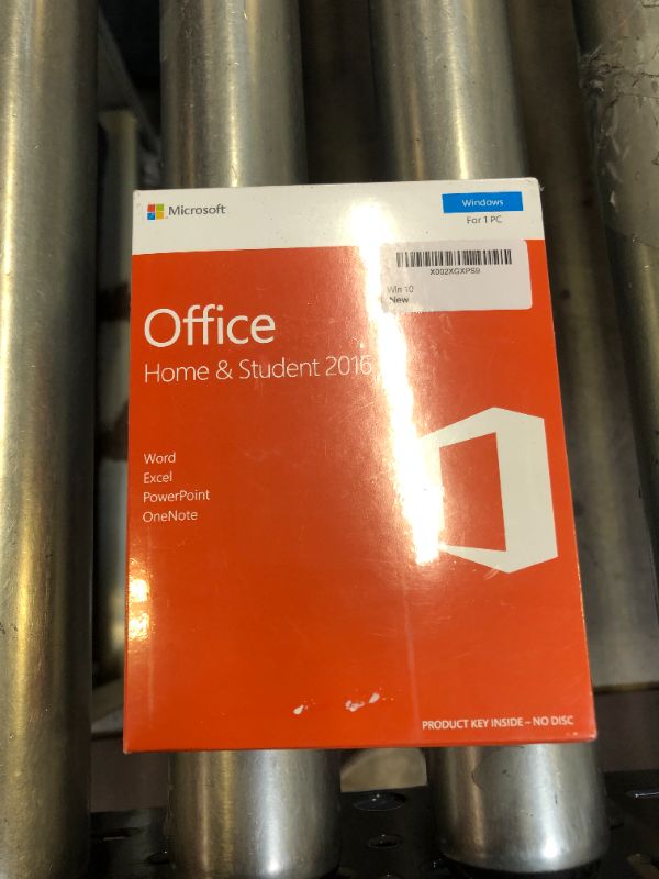 Photo 2 of Office 2016 Home and Student - English - Lifetime License - 1 PC - Box - KeyCard - Word Excel PowerPoint OneNote - Wind?ws 7 / 8 / 8.1 / 10 (not macOS)
