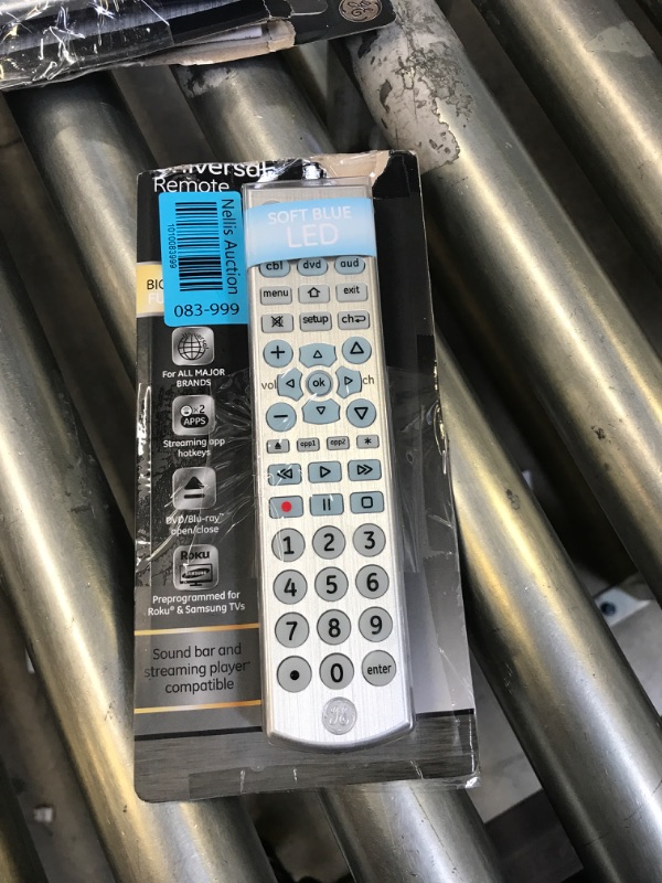 Photo 2 of GE 6-Device Universal Remote, Brushed Silver