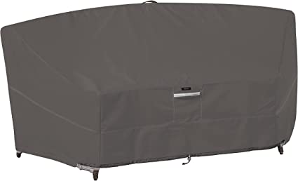 Photo 1 of Classic Accessories Ravenna Water-Resistant 46 Inch Patio Curved Modular Sectional Sofa Cover, Patio Furniture Covers
