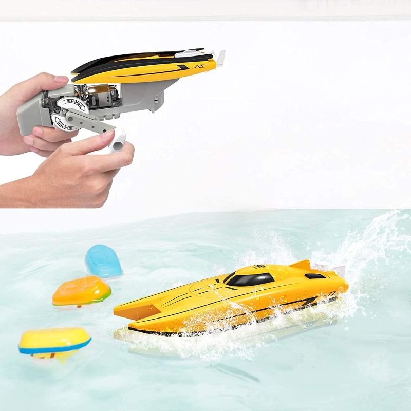 Photo 1 of WomToy Bath Toys for Wind-up Power Generation Boats, STEM Bathing Boat Toys