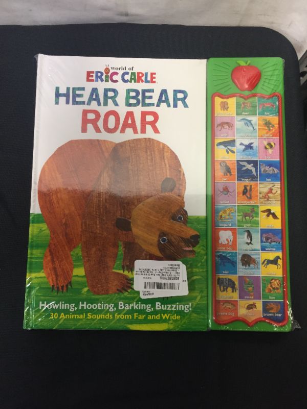 Photo 2 of World of Eric Carle, Hear Bear Roar 30-Button Animal Sound Book - Great for First Words - PI Kids Hardcover
