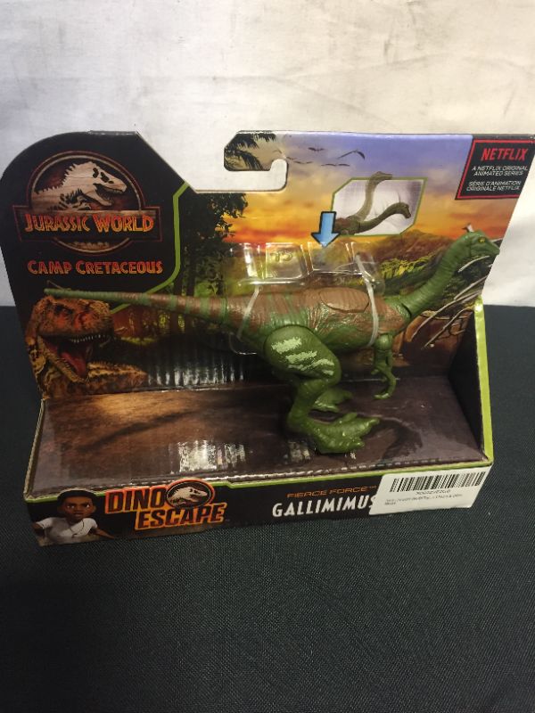 Photo 2 of Jurassic World Dino Escape Fierce Force Gallimimus Dinosaur Figure
