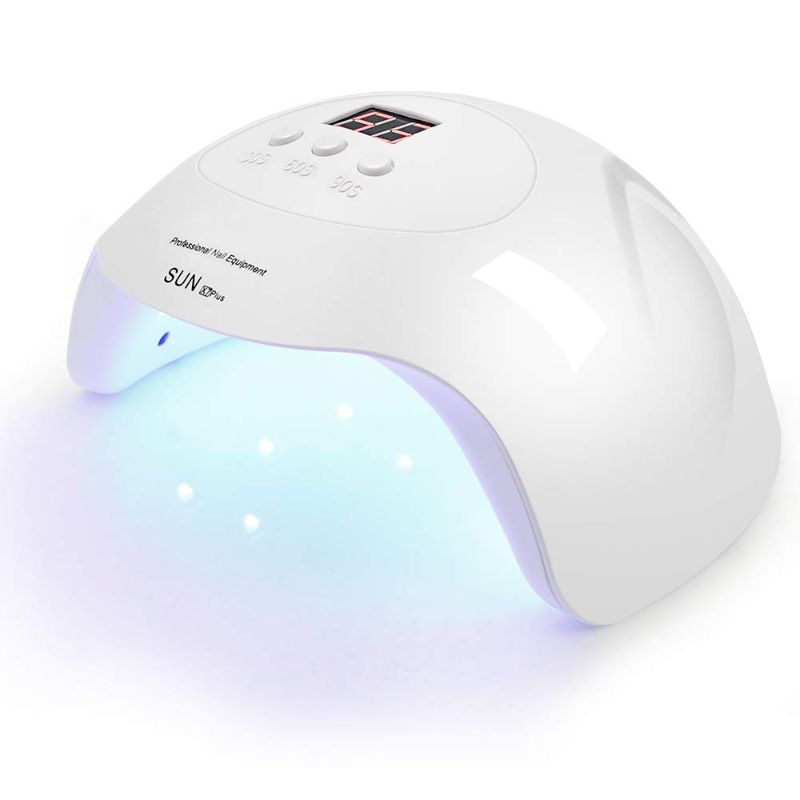 Photo 1 of UV Light for Nails PHIAKLE Professional UV LED Nail Lamp X7 for Gel Polish Led Lamp for Gel Nails 3 Timers (White)
