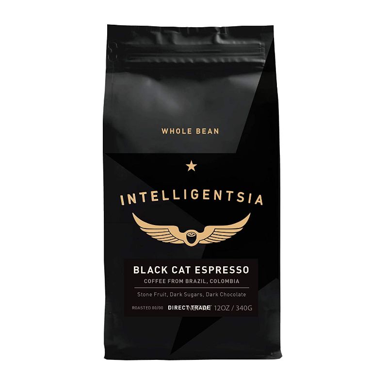 Photo 1 of Intelligentsia Coffee, Medium Roast Whole Bean Coffee - Black Cat Espresso 12 Ounce Bag with Flavor Notes of Stone Fruit, Dark Sugars and Dark Chocolate---BEST BY MAY 07 2022---
