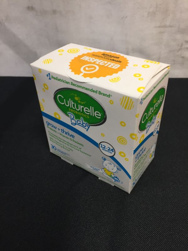 Photo 2 of Culturelle Baby Grow + Thrive Probiotics + Vitamin D Packets, Supplements Good Bacteria Found in Breast Milk, Helps Promote a Healthy Immune System & Digestive System*, Gluten Free & Non-GMO, 30 Count exp 06.2022