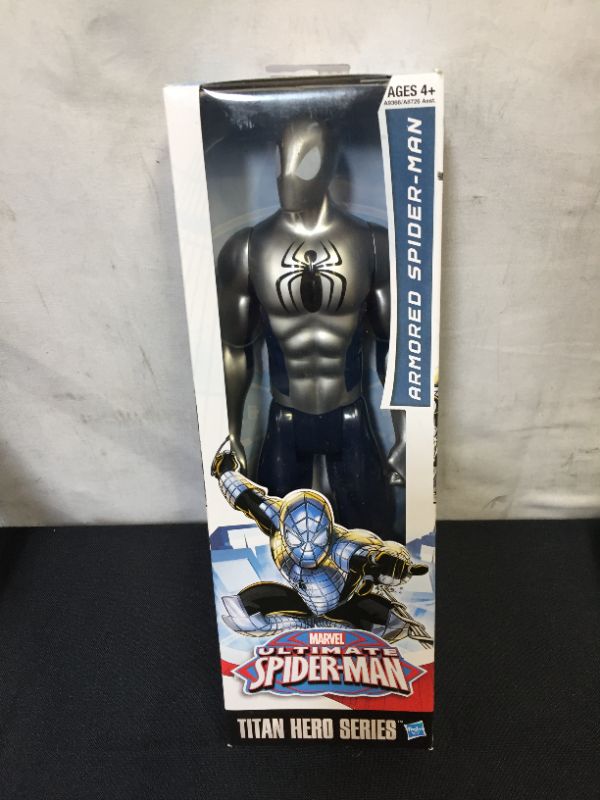 Photo 2 of Marvel Ultimate Spider-Man Titan Hero Series Armored Spider-Man Figure - 12 Inch
