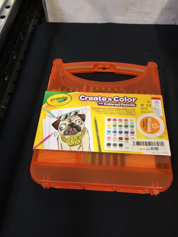 Photo 2 of Crayola Colored Pencils Coloring Art Case with Coloring Pages, Gift For Kids, Ages 4, 5, 6, 7, 8, Packaging May Vary
