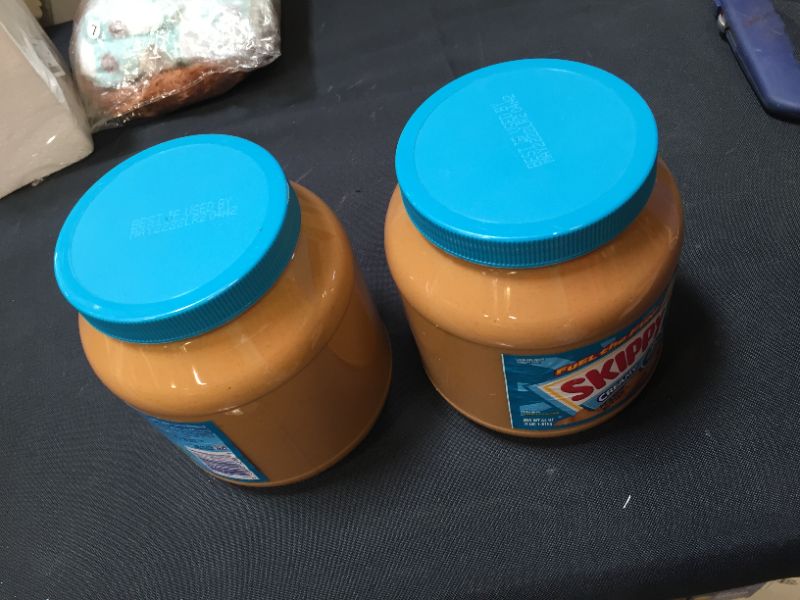 Photo 2 of 2 PACK - Skippy Creamy Peanut Butter, 64 Ounce EXP MAY 22, 2022