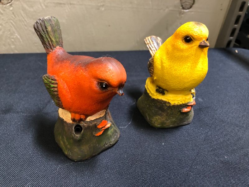 Photo 1 of 2Pcs Fake Birds Decoration mini size whit Sound