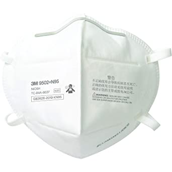 Photo 1 of 3M N95 Particulate Respirator 9502+, Disposable, Helps Protect Against Non-Oil Based Particulates, 50/Pack
