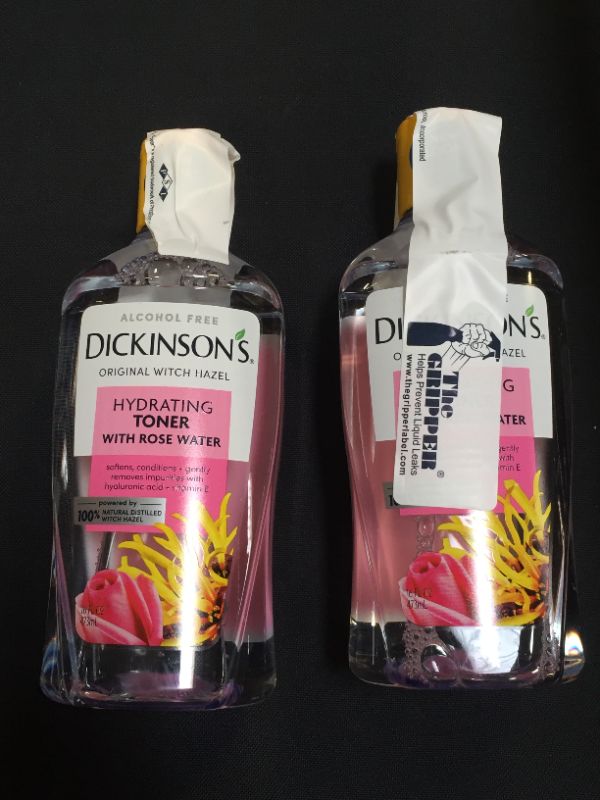 Photo 1 of Dickinson's Enhanced Witch Hazel Hydrating Toner with Rosewater, Alcohol Free, 98% Natural Formula, 16 fl. oz., Size: 16 oz
2 PCK 