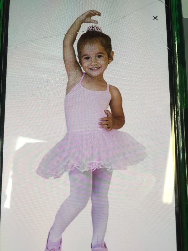 Photo 1 of LA LEOTARD GIRLS SKIRTED DANCE LEOTARD TUTU SKIRT PINK (4)