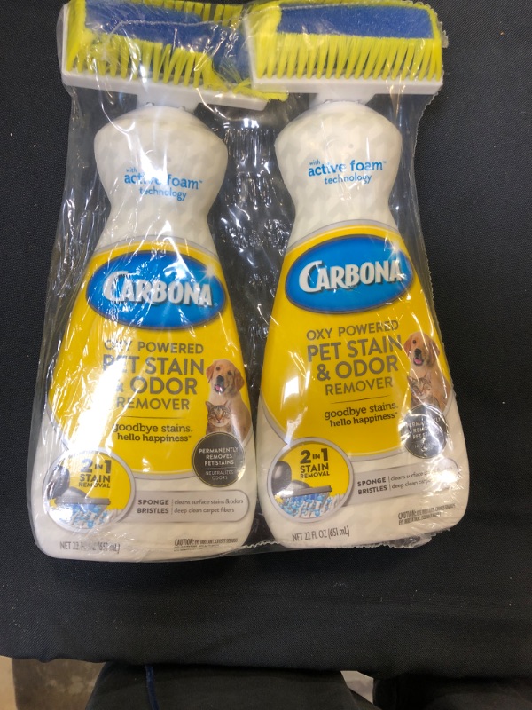 Photo 2 of Carbona 2 in 1 Oxy-Powered Pet Stain
2 pack