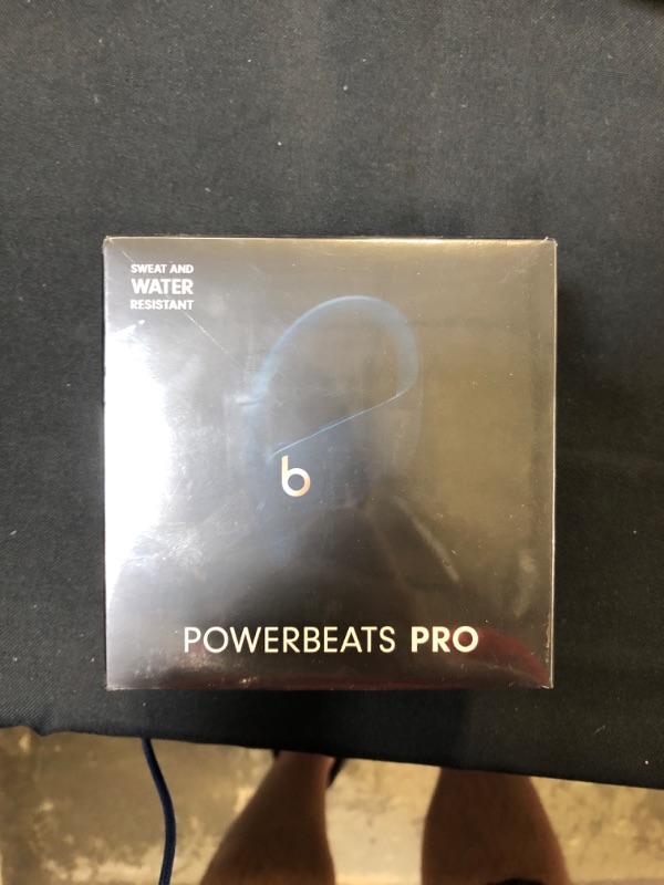 Photo 2 of Powerbeats Pro Wireless Earphones - Apple H1 Headphone Chip, Class 1 Bluetooth, 9 Hours of Listening Time, Sweat Resistant Earbuds, Built-in Microphone - Navy
factory sealed 