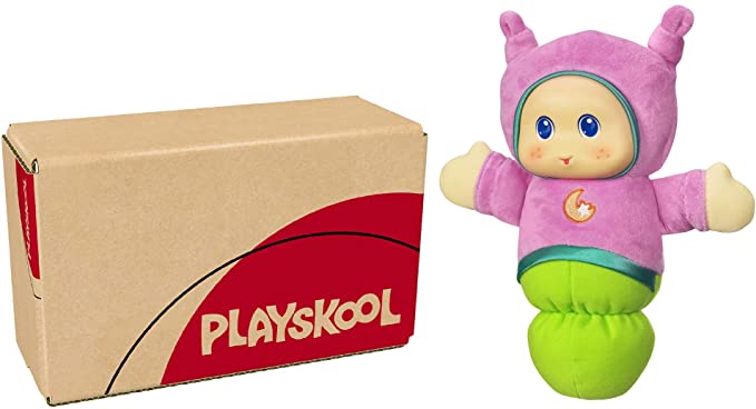 Photo 2 of Playskool Pink Glo Worm Stuffed Lullaby Toy for Babies with Soothing Melodies (Amazon Exclusive)