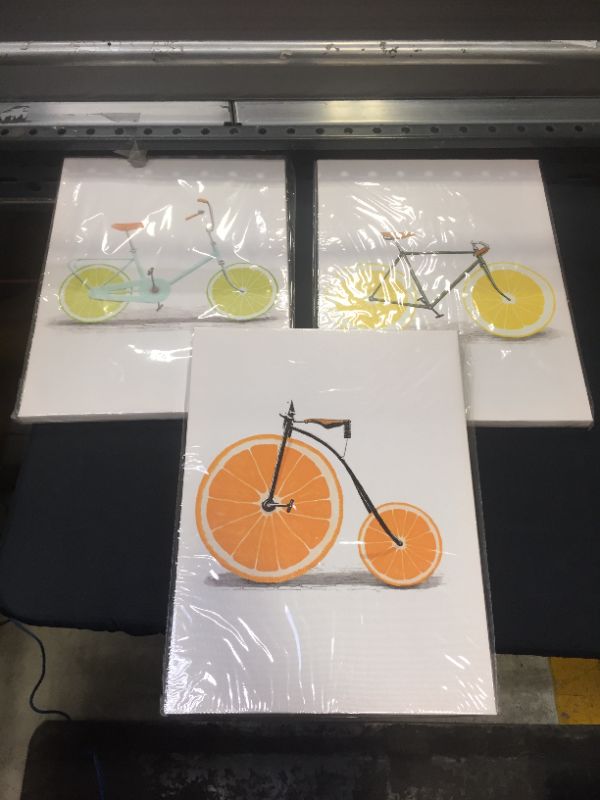 Photo 1 of 12*16inches*3pcs WALL ART DECOR LEMON/LIME/ORANGE