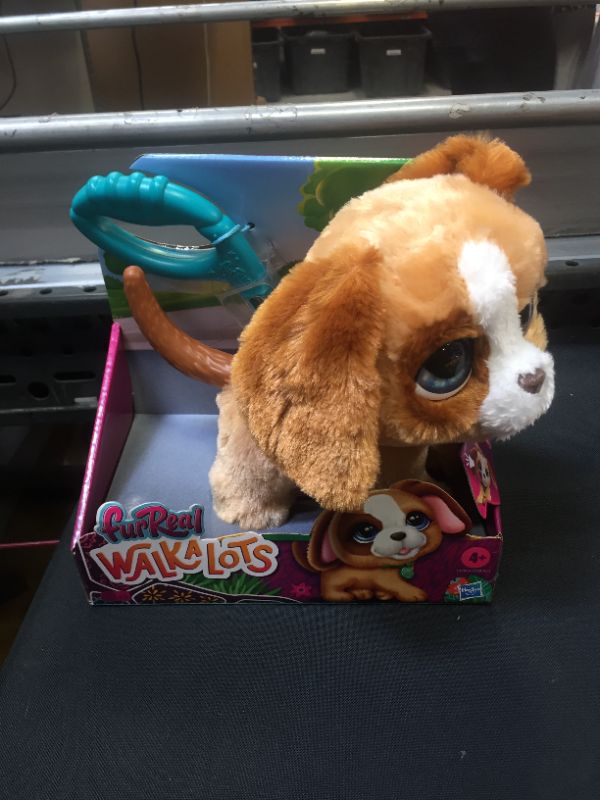 Photo 2 of furReal Walkalots Big Wags Puppy, for Kids Ages 4 and Up, Includes Leash
