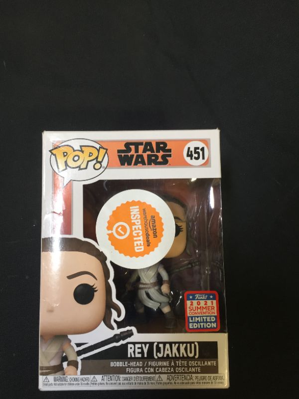 Photo 1 of POP Funko Star Wars: Across The Galaxy - Rey, Amazon Funkon Exclusive, Multicolor
