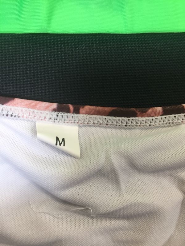 Photo 1 of WOMENS BATHING SUIT 2 PC GREEN/LEOPARD SIZE MEDIUM