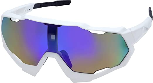 Photo 1 of XMSKY Polarized Sports Goggles with 3 Interchangeable Lenses Lightweight Sports Cycling Glasses for Men and Women Riding Goggles Suitable for Outdoor Sports Such as Cycling Running Fishing Etc
