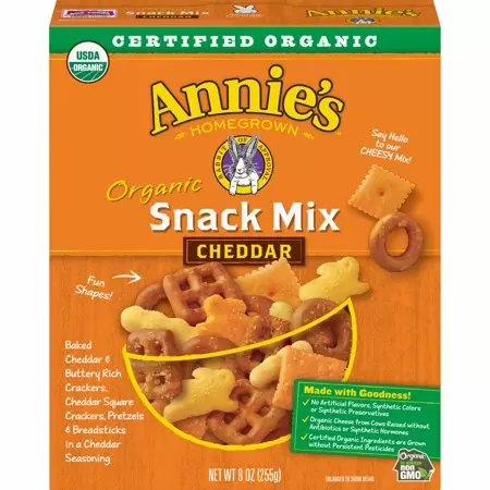 Photo 1 of Annie's Homegrown Cheddar Organic Snack Mix, Bunnies Cheddar, 9-Ounce Boxes -- 3 pk -- bb 05 04 2022