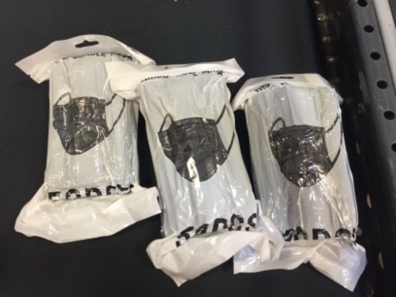 Photo 1 of Black Disposable Face Mask with Designs - 50Pcs, Disposable Masks with Printed Animals Prints, Printed Adults Mask for Women and Men, Owl Face Mask, Bald Eagle, Butterfly Prints Mask 3 pack 
