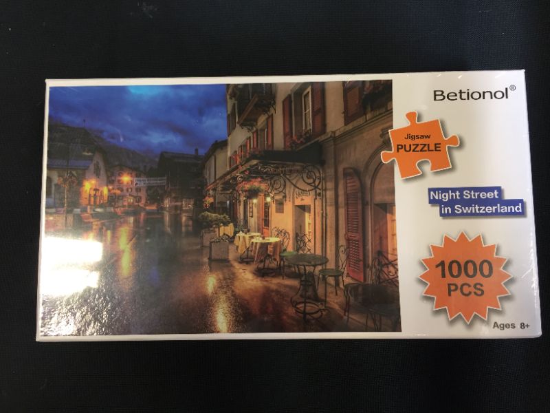 Photo 2 of Betionol Jigsaw Puzzles 1000 Piece for Adults - Switzerland Small Town - 28x20 inch Large Puzzle Activity Fit for Age 8 Up Children and Adults
