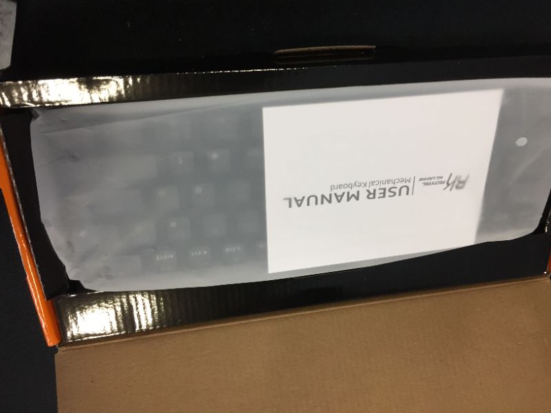 Photo 1 of Royal Kludge RK61 RGB Mechanical Keyboard - Black with Gateron Browm Switch