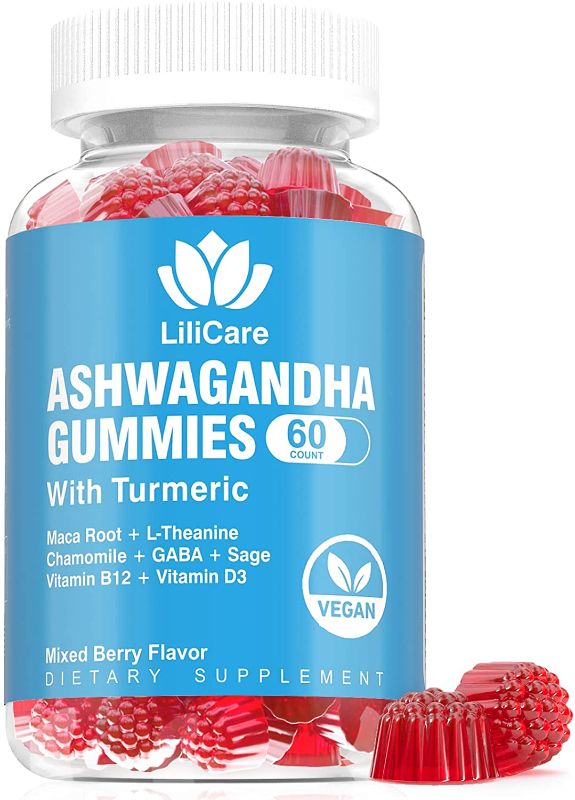 Photo 1 of Ashwagandha Gummies, 2000mg Organic Ashwa Root Extract Supplement for Women & Men - 60 Count - Ashwagandha Blend Gummies Combination Supplements 04/2024
