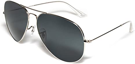 Photo 1 of O-O Classic Aviator Sunglasses for Men Women, Metal Frame UV400 Lens Protection Pilot Sunglasses

